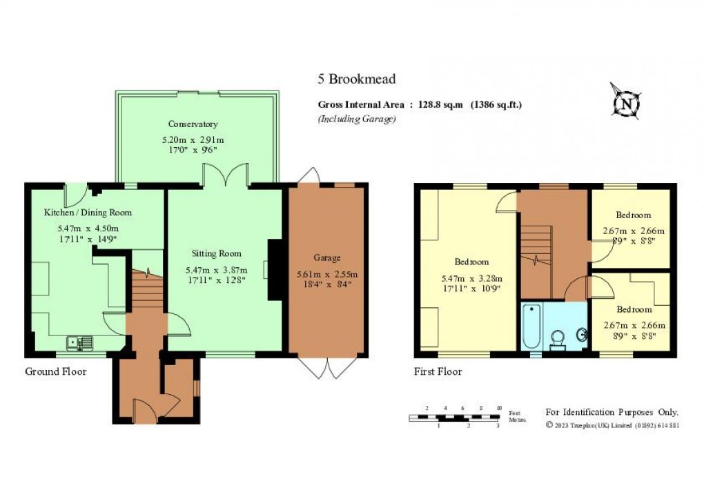 Floorplan for Brookmead, Hildenborough