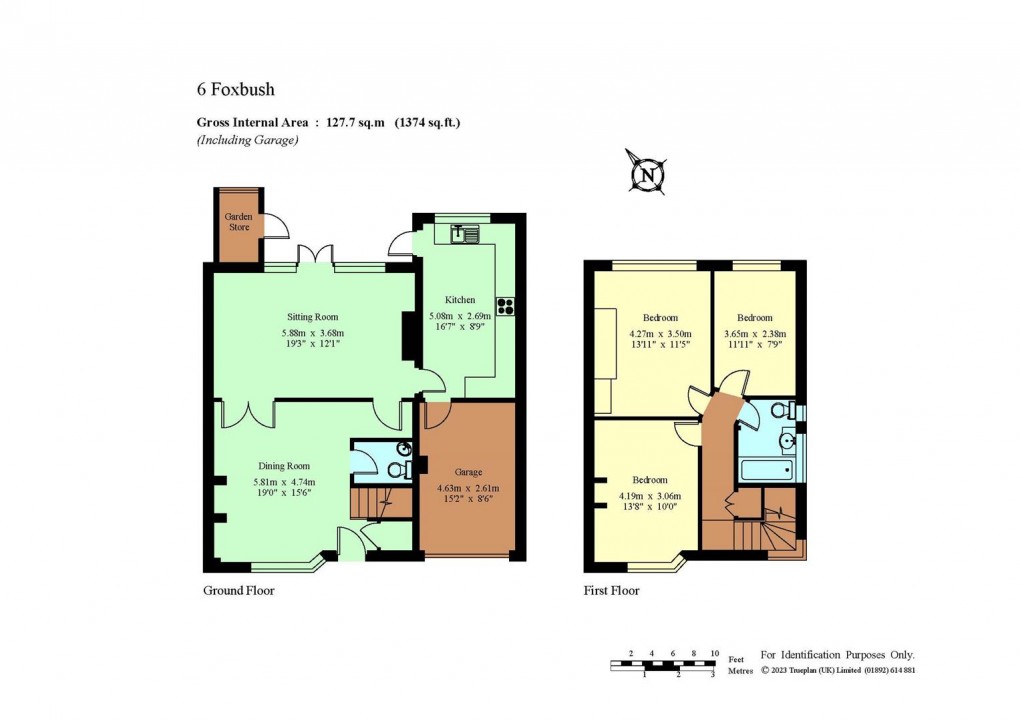 Floorplan for Foxbush, Hildenborough