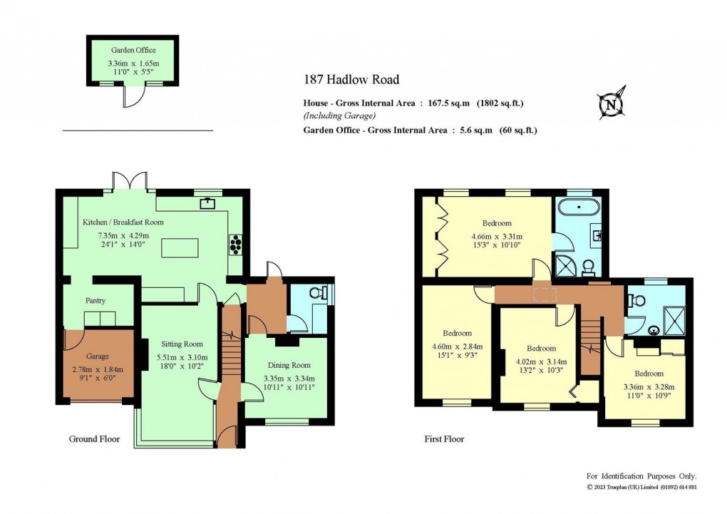 Floorplan for Whitestone Lodge, Hadlow Road, Tonbridge