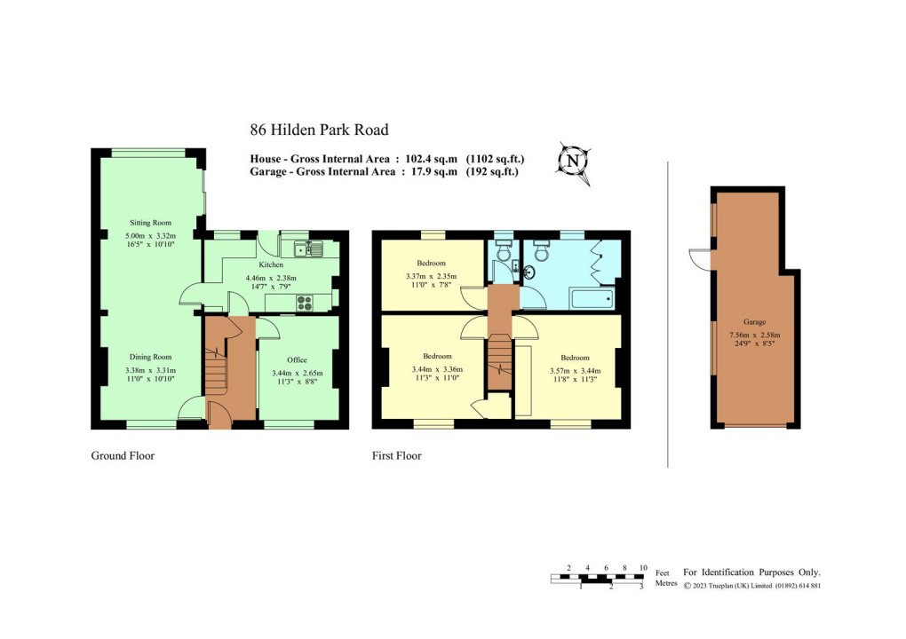 Floorplan for Hilden Park Road, Hildenborough