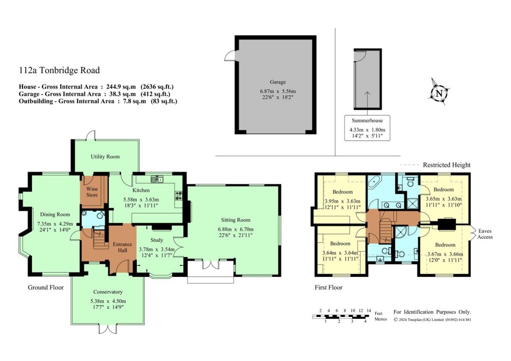 Floorplan for Tonbridge Road, Hildenborough