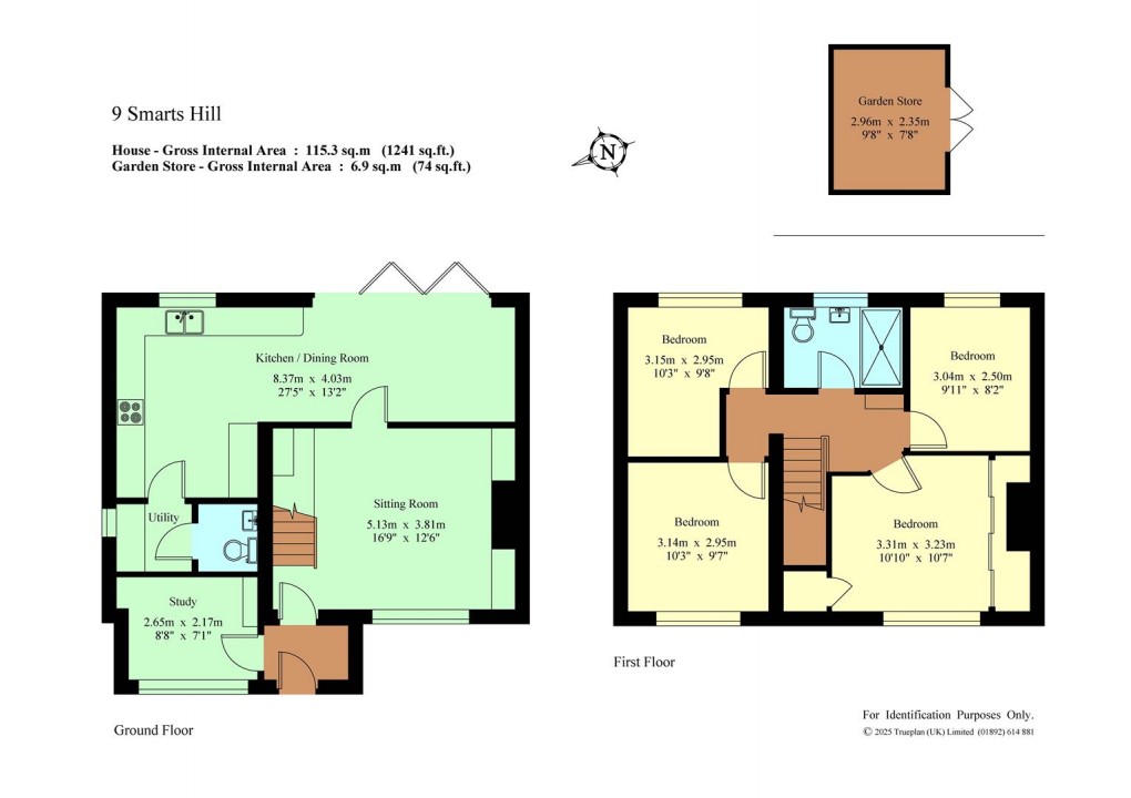 Floorplan for Smarts Hill, Penshurst