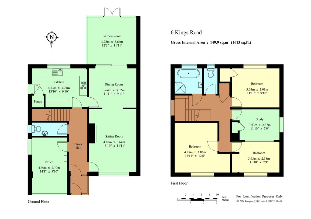 Floorplan for Kings Road, Tonbridge
