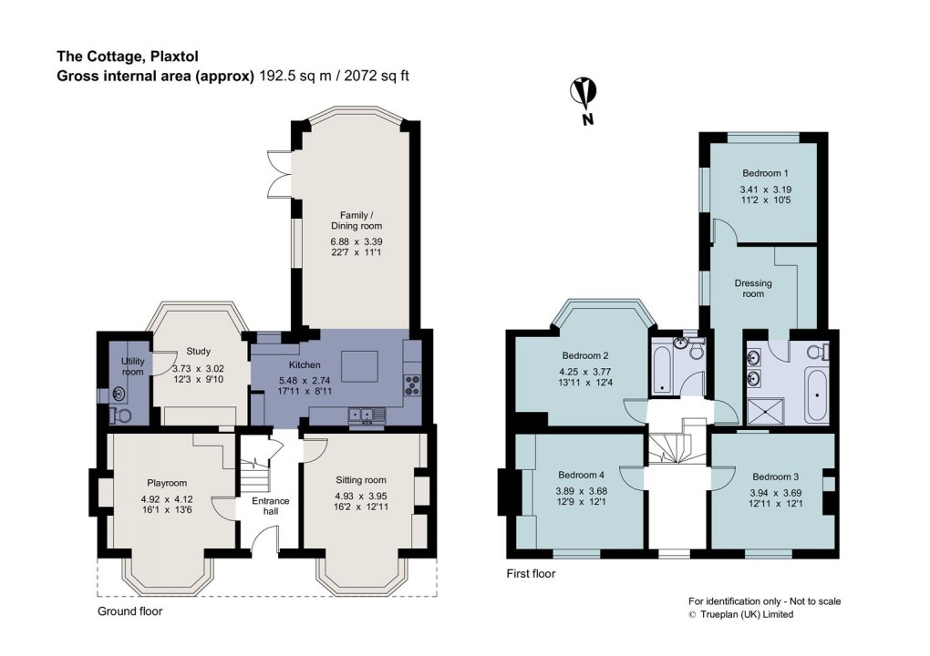 Floorplan for The Street, Plaxtol, Sevenoaks