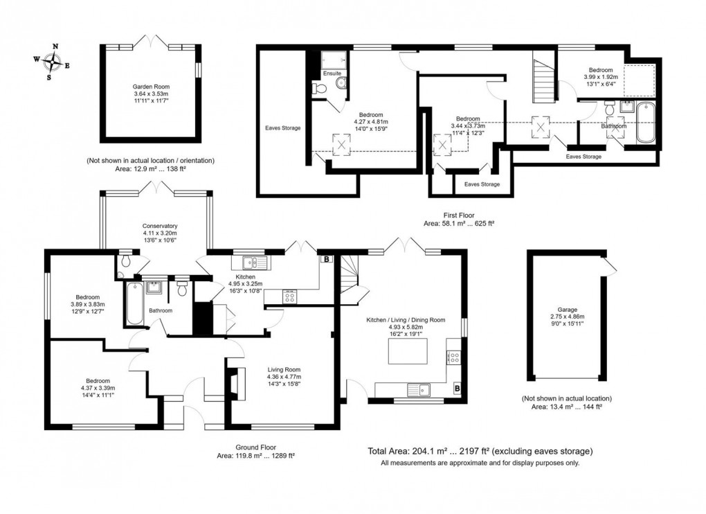 Floorplan for Coles Lane, Brasted, Westerham