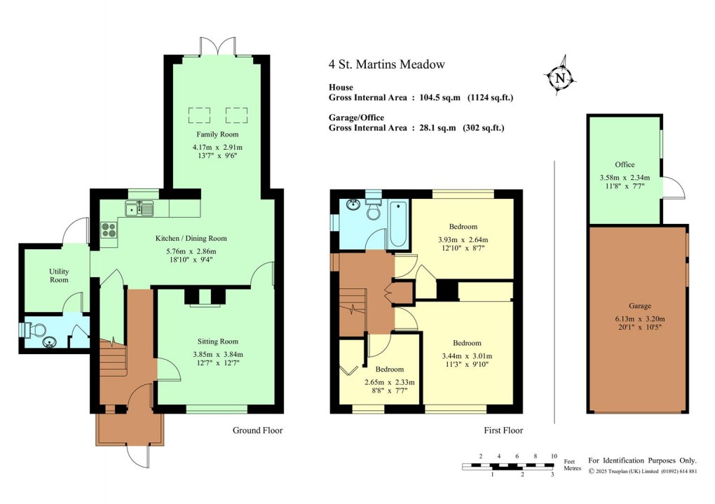 Floorplan for St. Martins Meadow, Brasted, Westerham