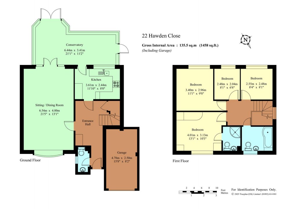 Floorplan for Hawden Close, Hildenborough/Tonbridge Borders