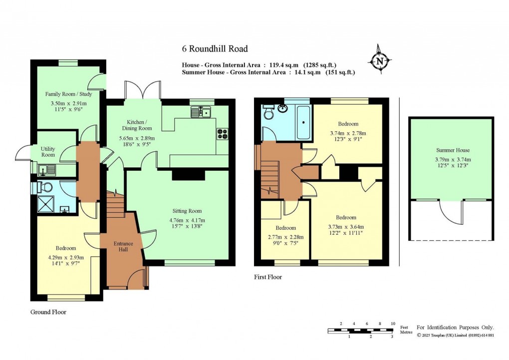 Floorplan for Roundhill Road, Tunbridge Wells