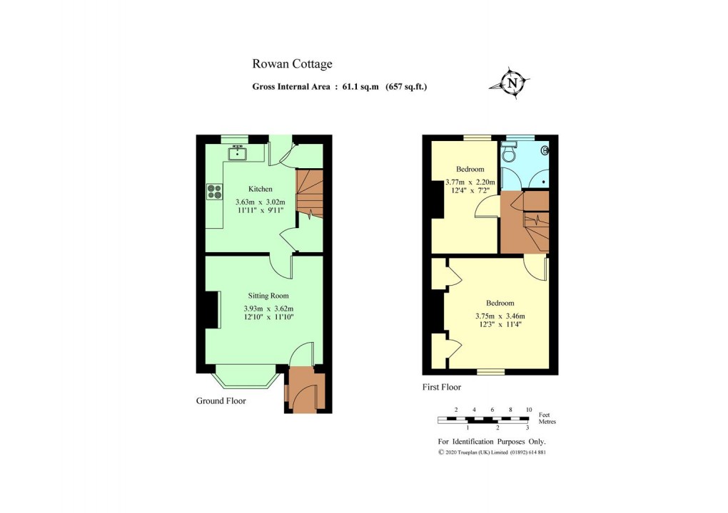 Floorplan for Lower Haysden Lane, Tonbridge - Chain Free