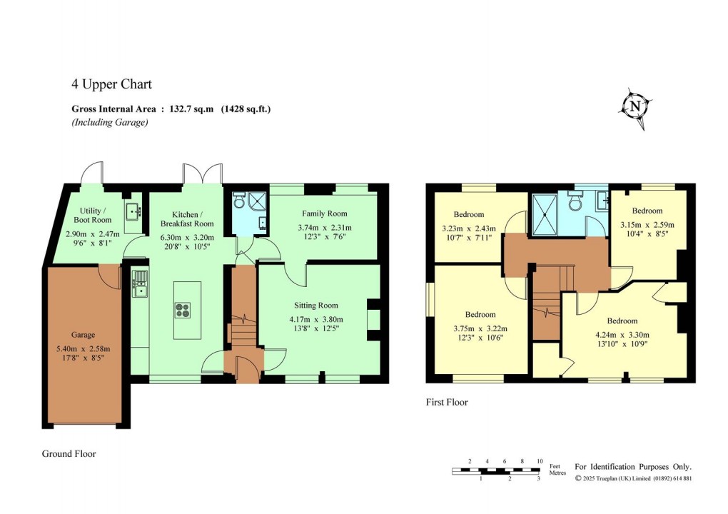 Floorplan for Chart Lane, Brasted Chart, Westerham