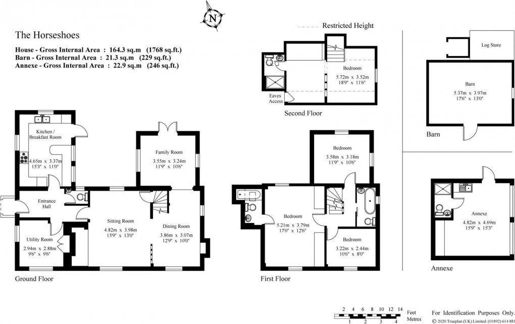 Floorplan for Tonbridge Road, Bough Beech, Edenbridge