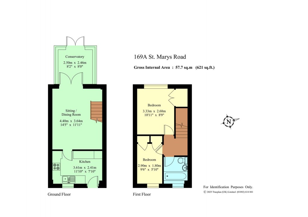 Floorplan for St. Marys Road, Tonbridge