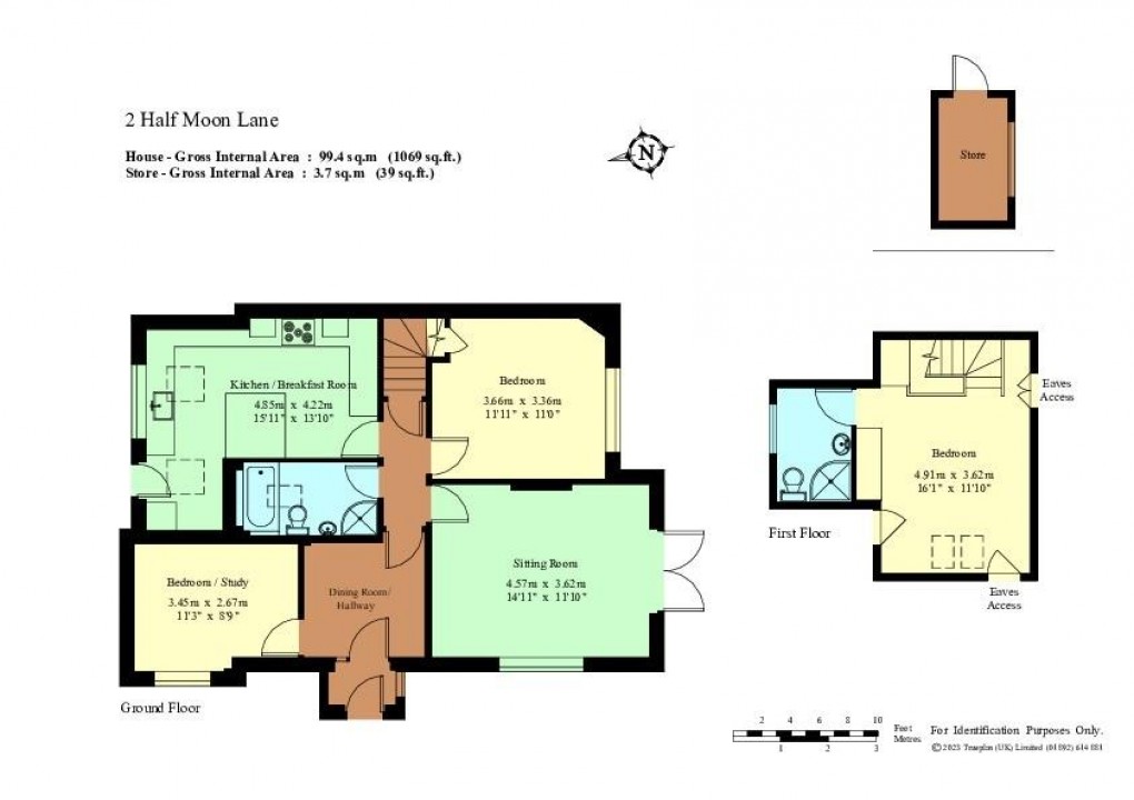 Floorplan for Half Moon Lane, Hildenborough - Chain Free