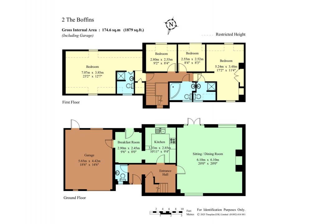 Floorplan for Kontley Hall, Chiddingstone Causeway - Chain Free