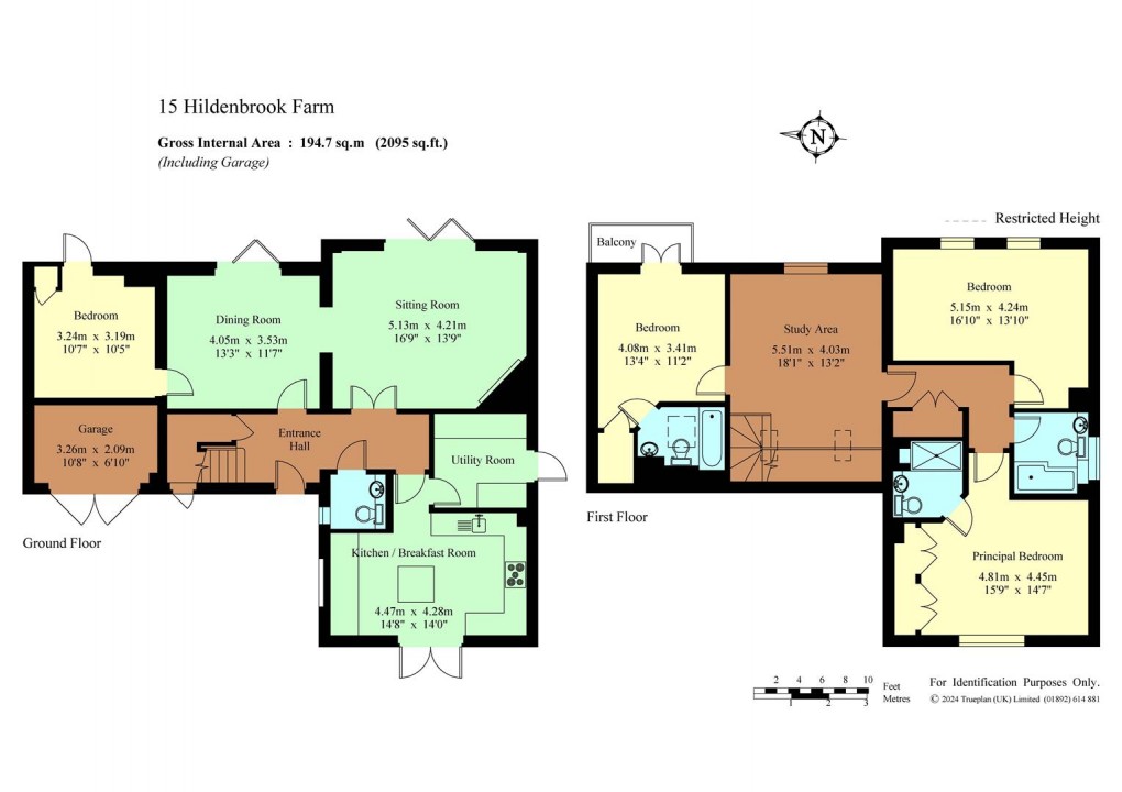 Floorplan for Hildenbrook Farm, Hildenborough