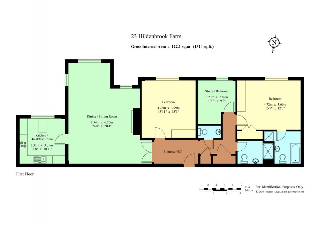 Floorplan for Hildenbrook Farm, Hildenborough