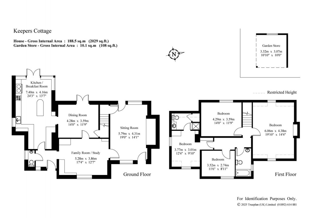 Floorplan for Somerden Green, Chiddingstone