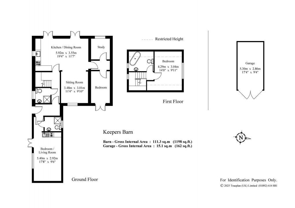 Floorplan for Somerden Green, Chiddingstone