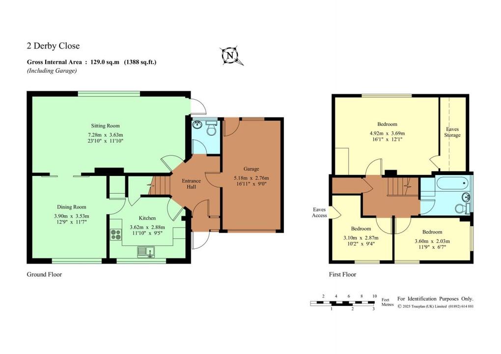 Floorplan for Derby Close, Hildenborough, Tonbridge