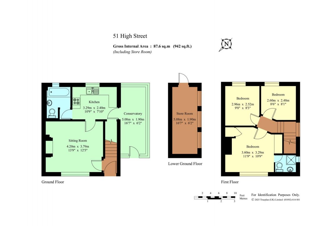 Floorplan for High Street, Cowden
