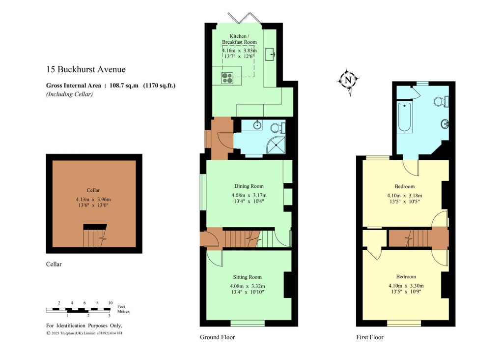 Floorplan for Buckhurst Avenue, Sevenoaks