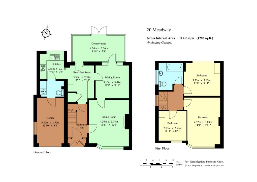 Floorplan for Meadway, Hildenborough