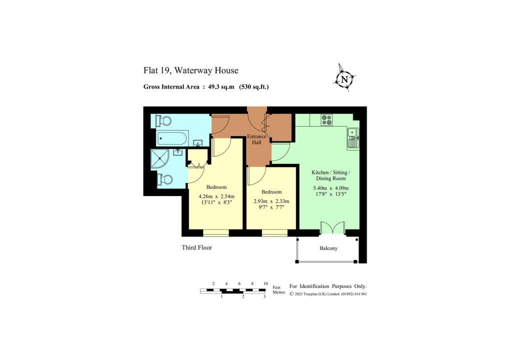 Floorplan for Cannons Wharf, Tonbridge