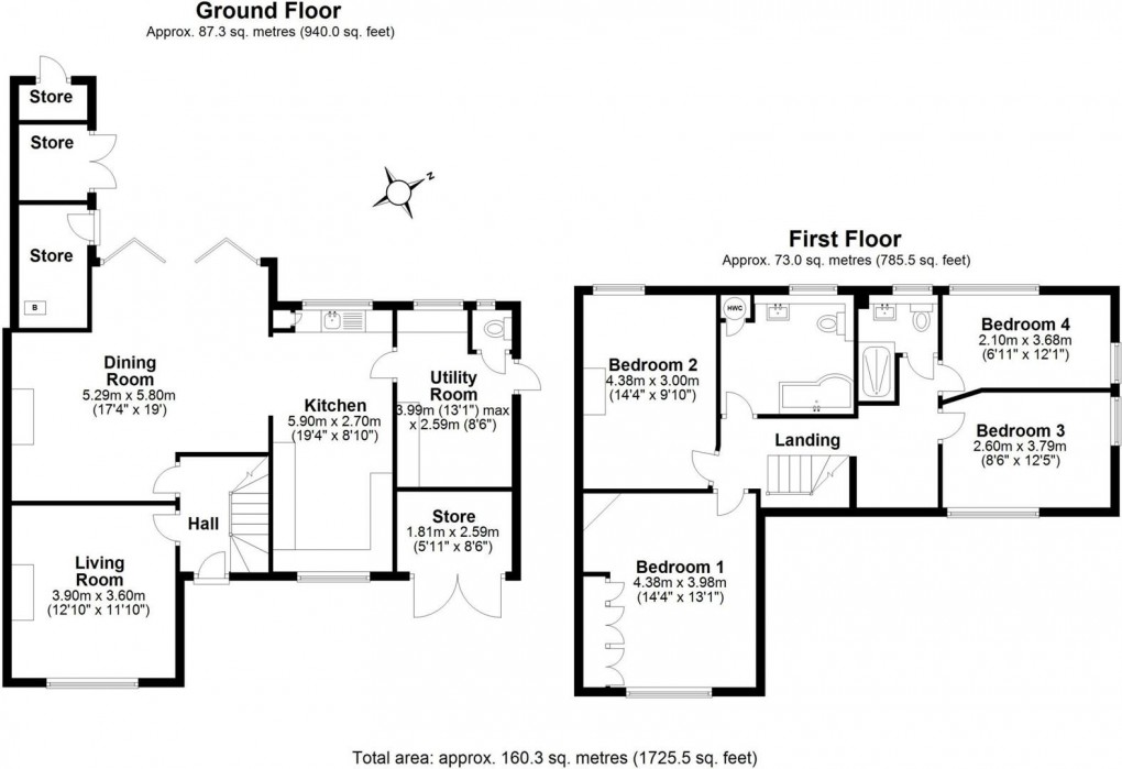Floorplan for Penshurst Road, Penshurst, Tonbridge