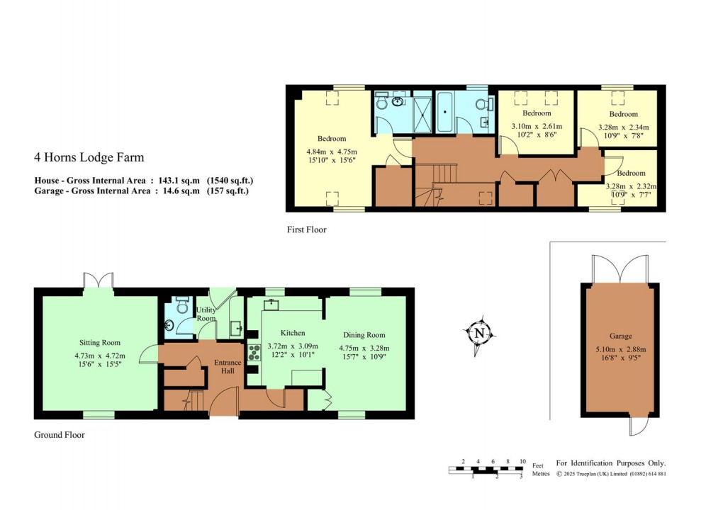 Floorplan for Horns Lodge Lane, Tonbridge