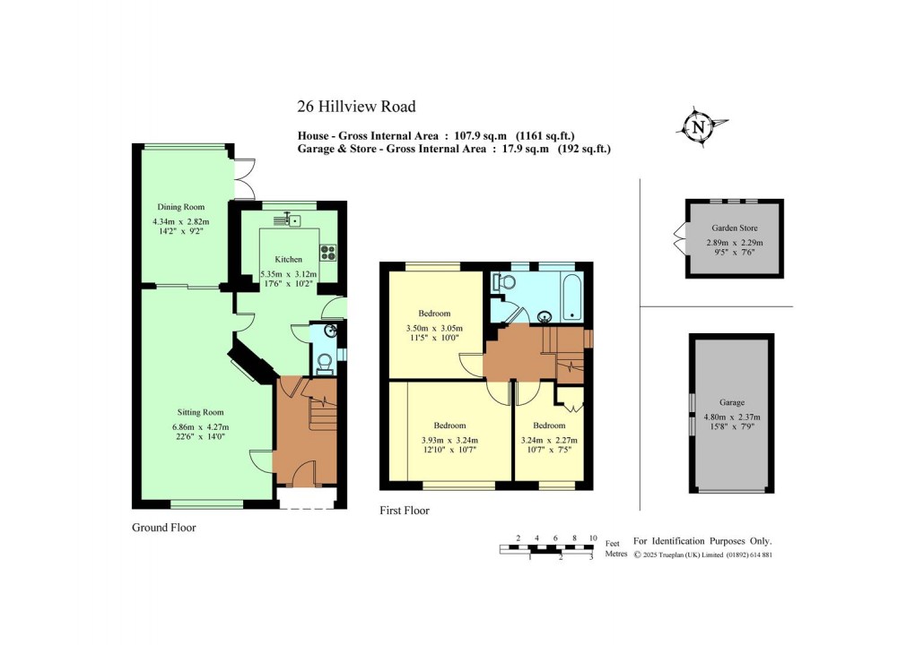 Floorplan for Hill View Road, Hildenborough, Tonbridge