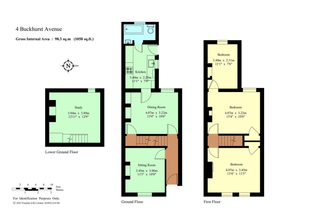 Floorplan for Buckhurst Avenue, Sevenoaks