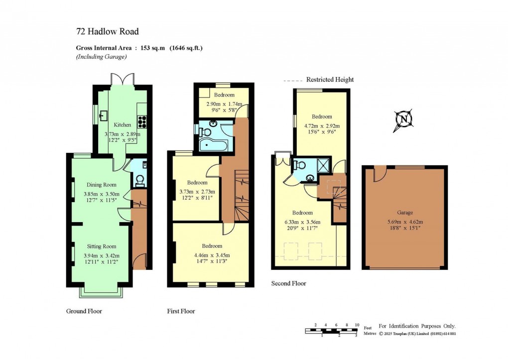 Floorplan for Hadlow Road, Tonbridge