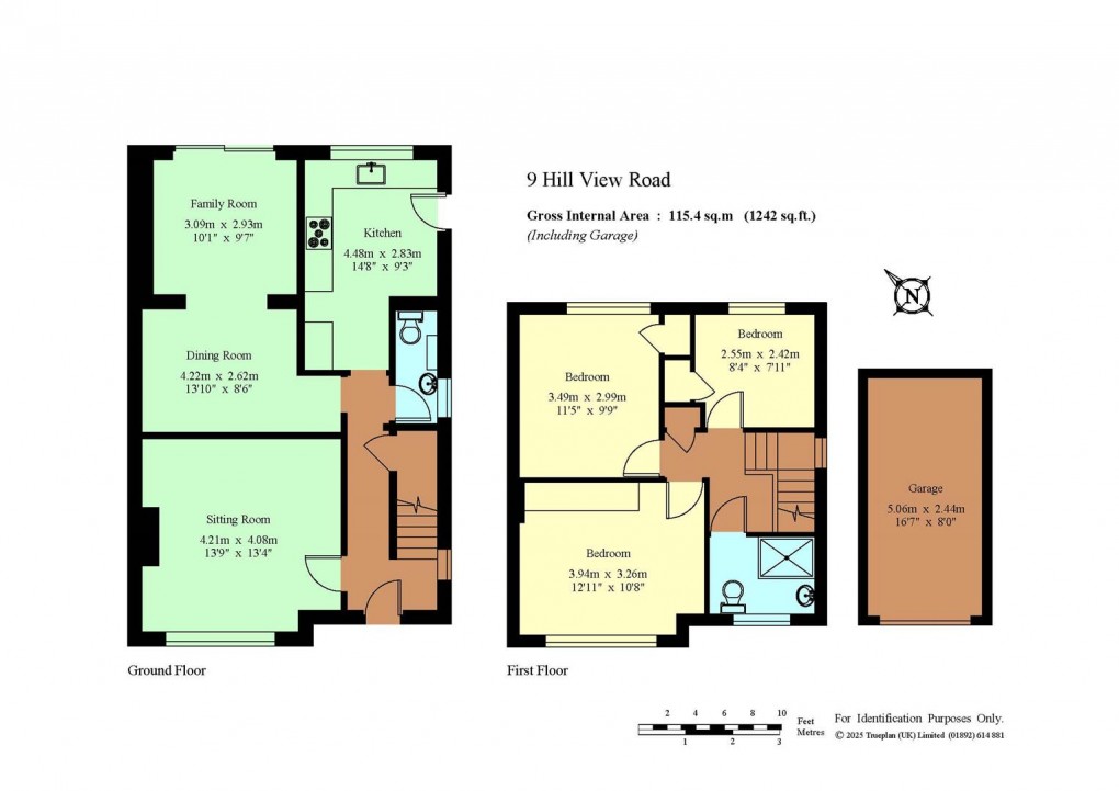 Floorplan for Hill View Road, Hildenborough, Tonbridge