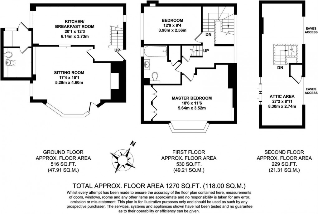 Floorplan for The Green, Leigh, Tonbridge