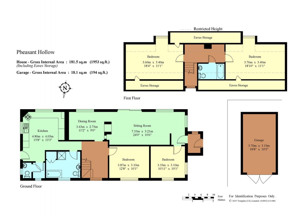 Floorplan for Hollow Trees Drive, Leigh, Tonbridge