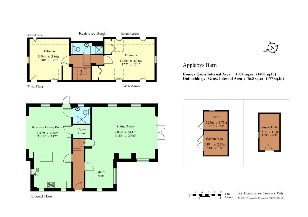 Floorplan for Chiddingstone Causeway