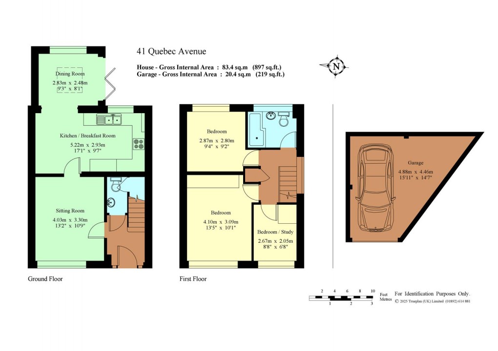 Floorplan for Quebec Avenue, Westerham