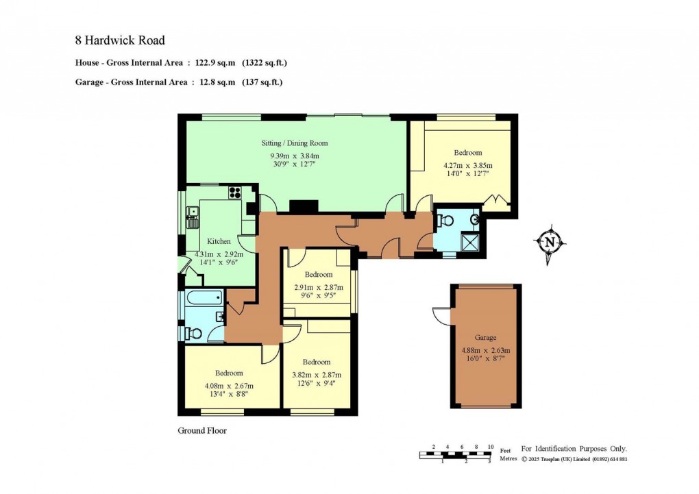Floorplan for Hardwick Road, Hildenborough, Tonbridge