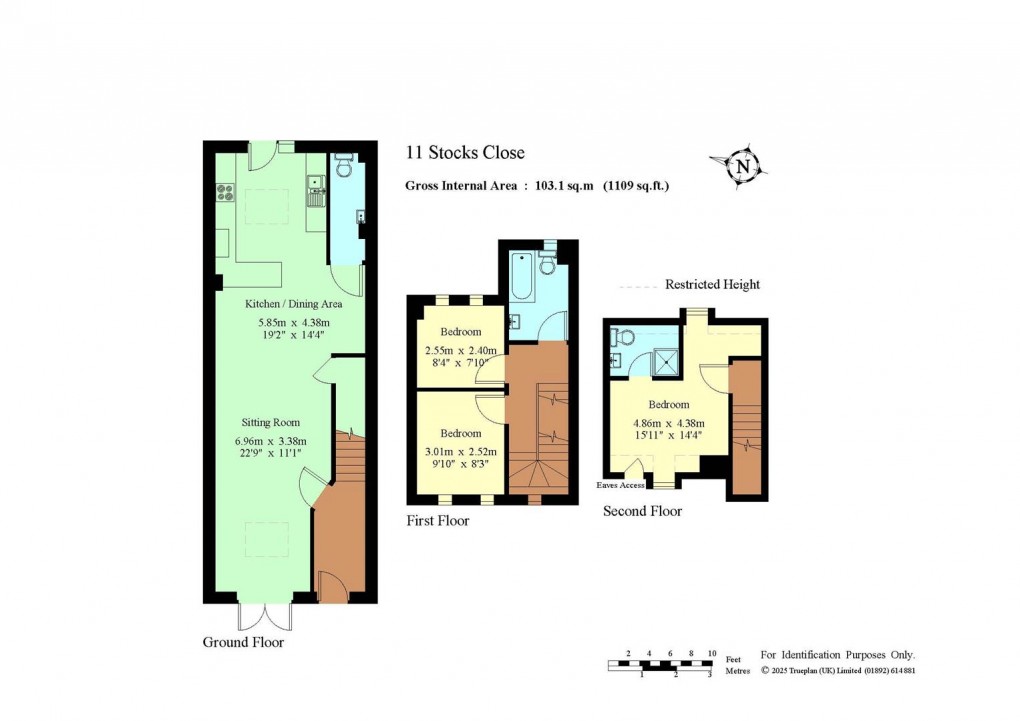 Floorplan for Stocks Close, Hildenborough