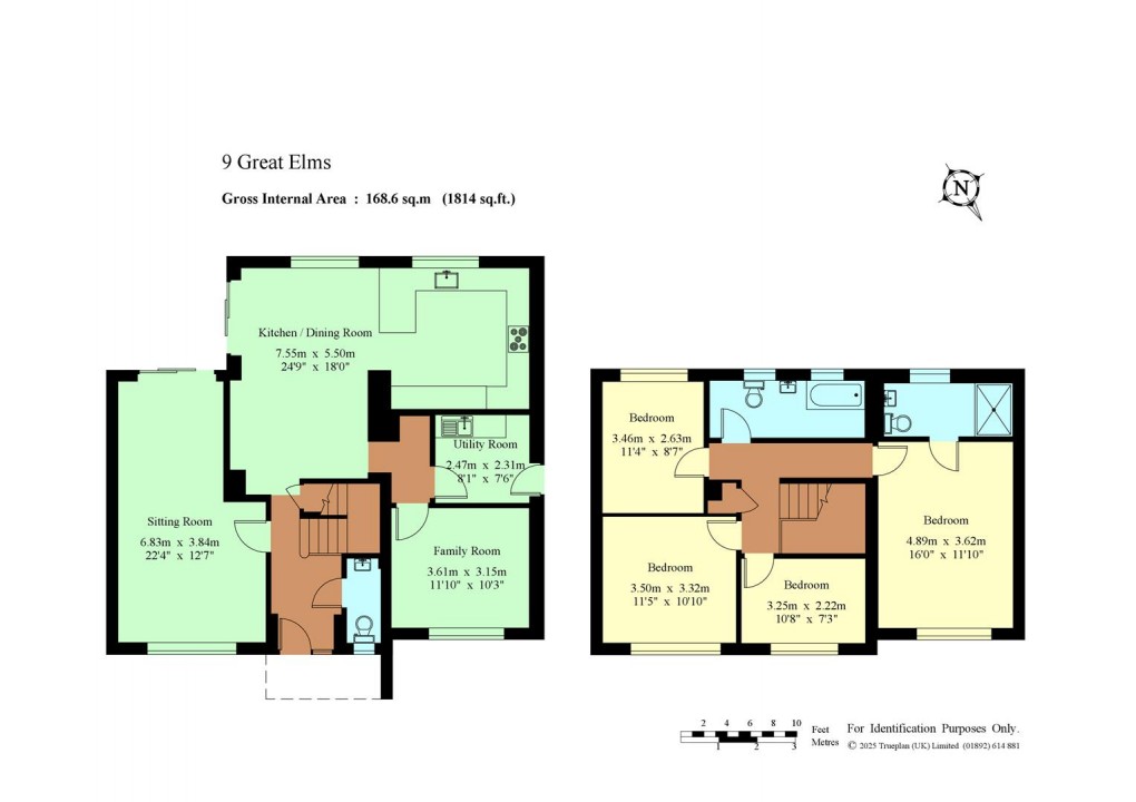 Floorplan for Great Elms, Hadlow, Tonbridge