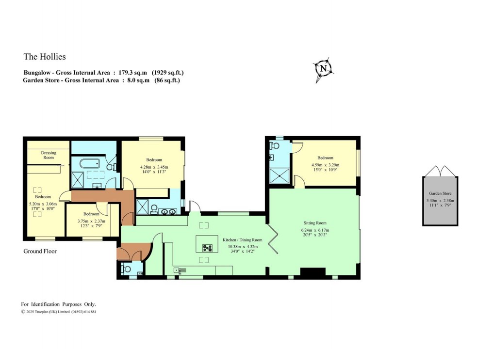Floorplan for How Green Lane, Hever