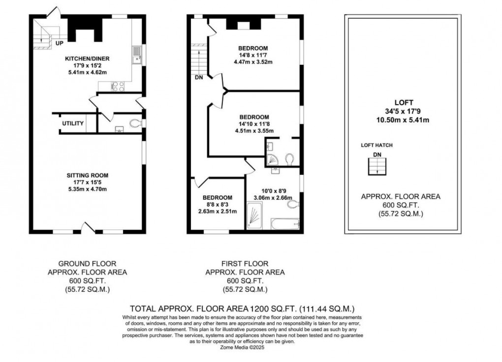 Floorplan for Tonbridge Road, Hildenborough, Tonbridge