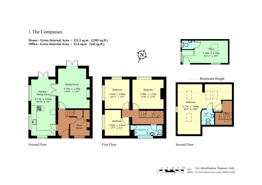 Floorplan for The Compasses, Leigh, Tonbridge