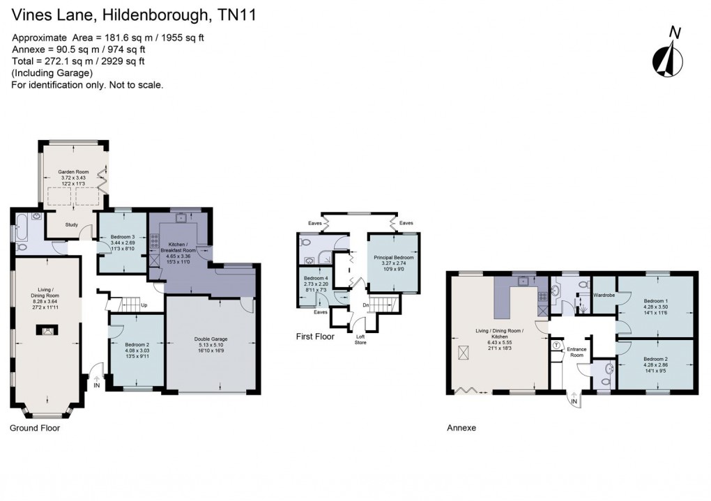 Floorplan for Vines Lane, Hildenborough
