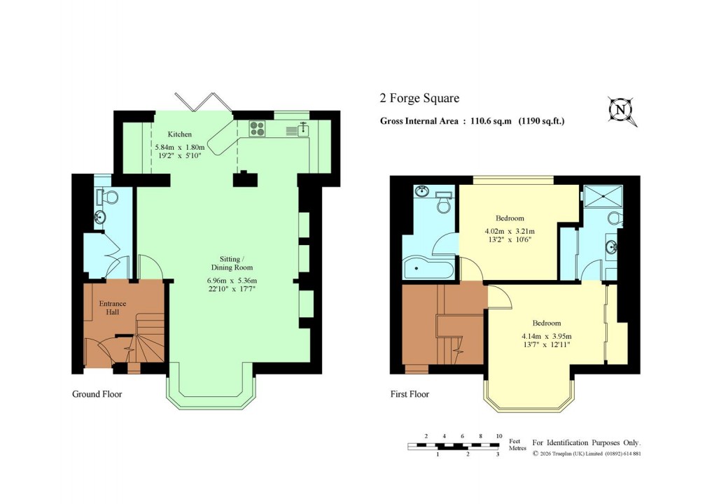 Floorplan for The Green, Leigh, Tonbridge