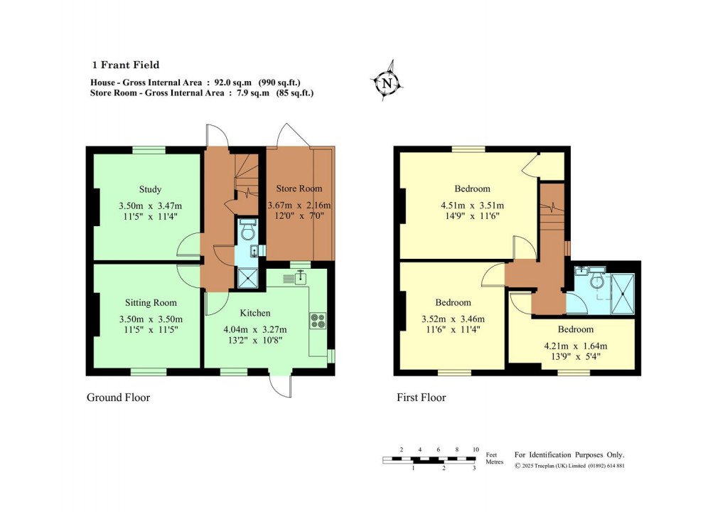 Floorplan for Frantfield, Edenbridge