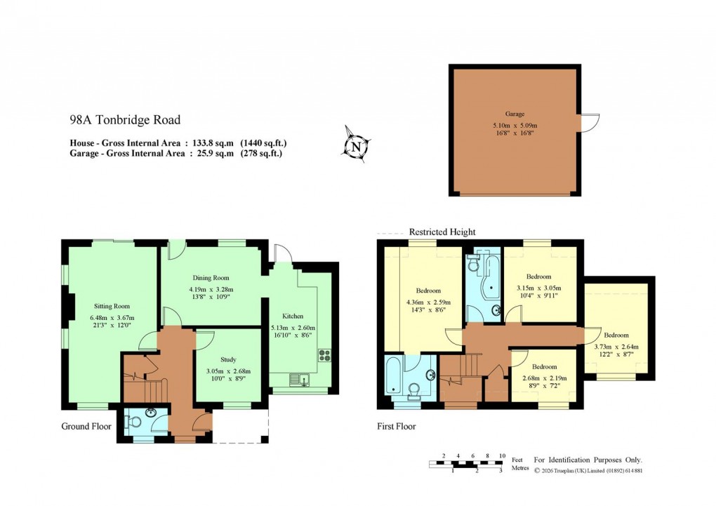 Floorplan for Tonbridge Road, Hildenborough - No Onward Chain