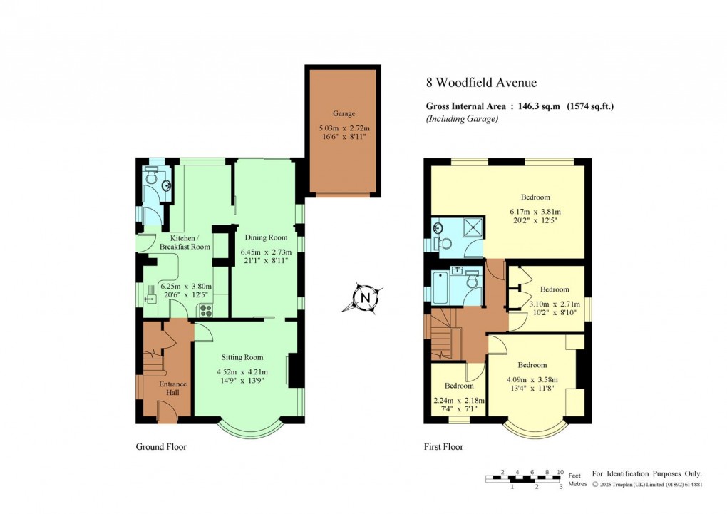 Floorplan for Woodfield Avenue, Hildenborough