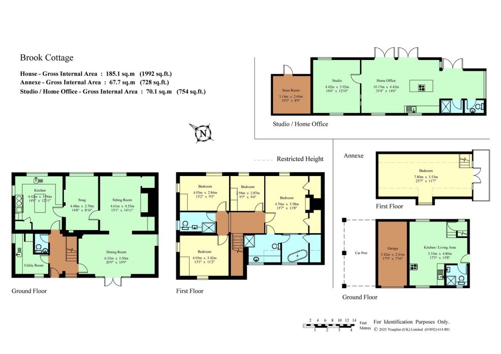 Floorplan for Eggpie Lane, Hildenborough - With five acres