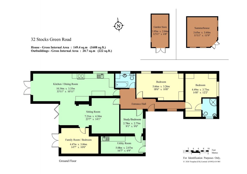 Floorplan for Stocks Green Road, Hildenborough